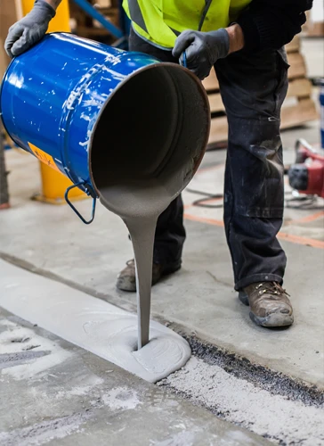 Réparation des joints et des fissures dans les sols en béton